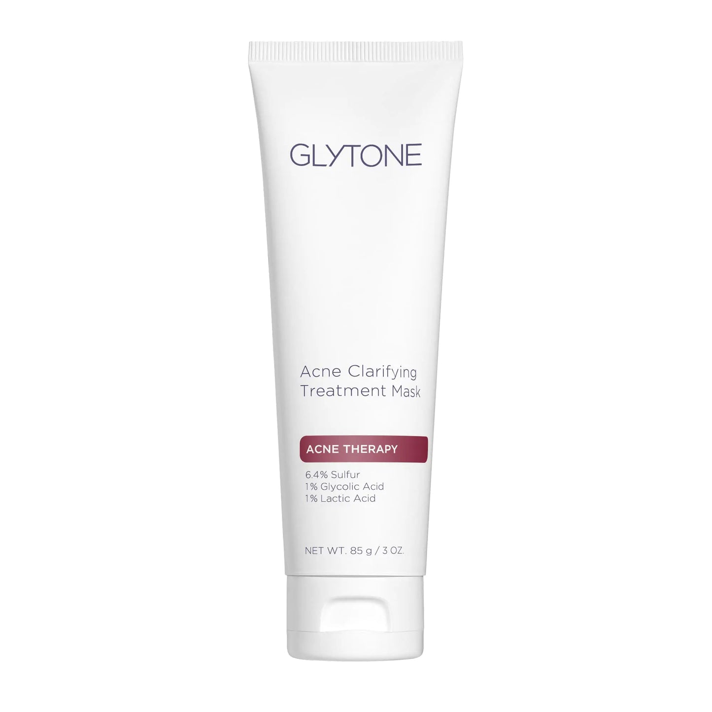 Glytone Acne Treatment Mask for Face with Sulfur & Glycolic Acid Face Mask Acne Spot Treatment Acne Skin Care Face Mask 3oz