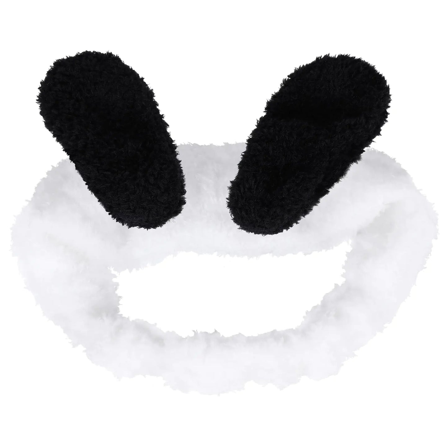 Miroksh Kawaii Face Wash Headband Dog Ears Spa Hair Band Makeup Headwrap for Women Girls Shower Sports Beauty Skincare Kids Cute Fluffy Elastic Cartoon Creative Hair Accessory Gift