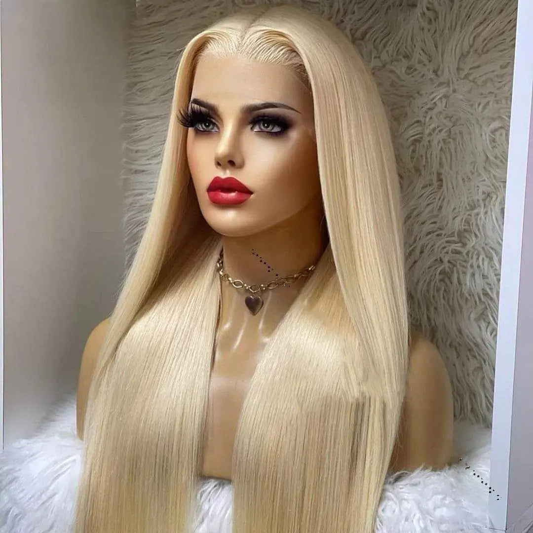 Hand-Woven Lace Wig 13x6 High-Temperature Fiber Long