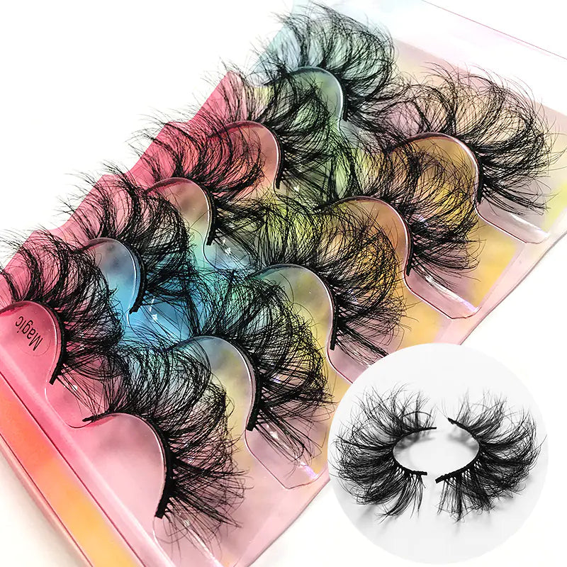 25mm 3D Mink Natural Dramatic False Eyelashes