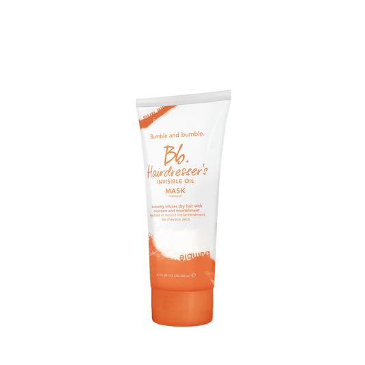 Bumble and bumble. Hairdressers Invisible Oil Hydrating Hair Mask | Hydrating Anti Frizz Color Safe | Curly Wavy Straight | With Argan Oil Coconut Oil + Grapeseed Oil 6.7 Fl Oz