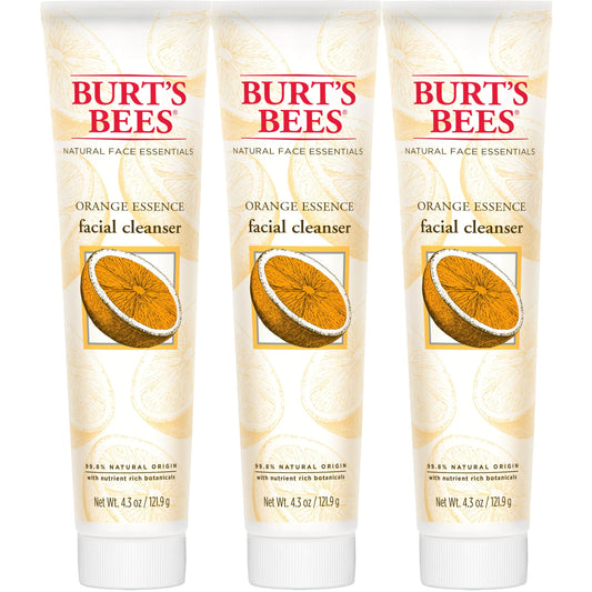 Burts Bees Orange Essence Facial Cleanser Sulfate-Free Face Wash 4.3 Oz (Package May Vary)