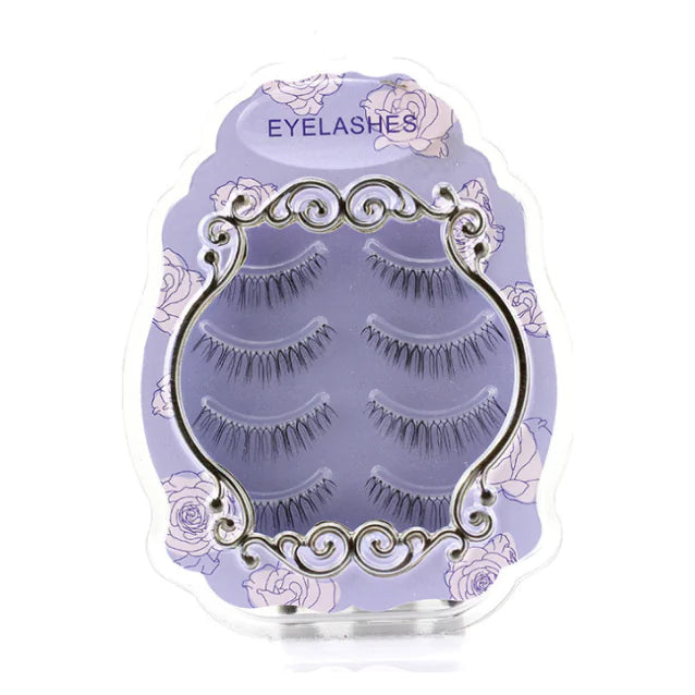 Moon Princess False Eyelashes - 8 Pairs Natural Look