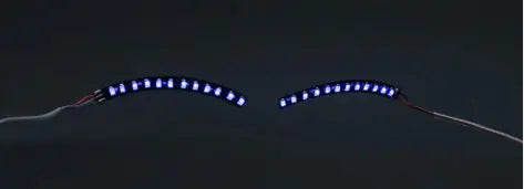 LED Light False Eyelashes