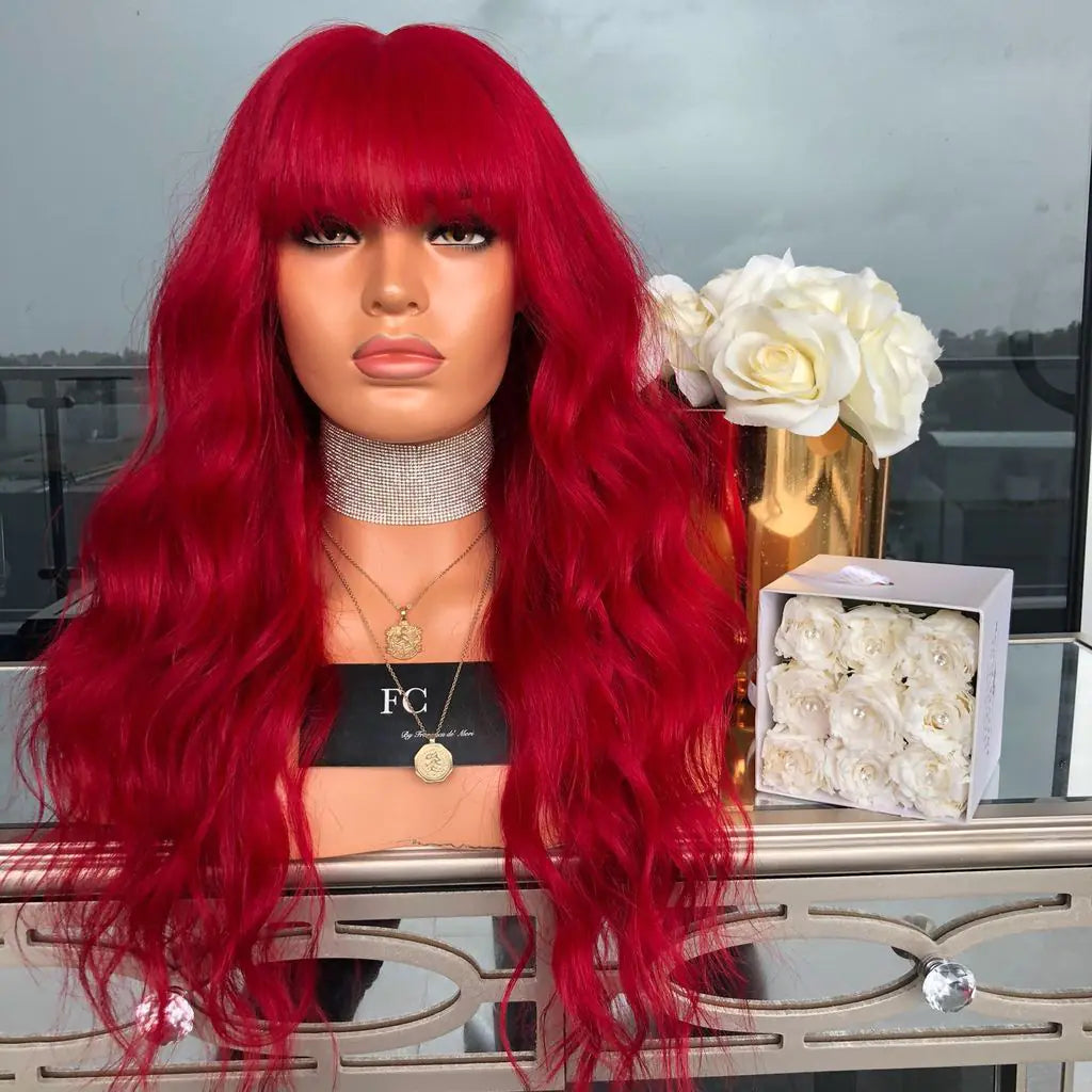 Big Wavy Red Wig