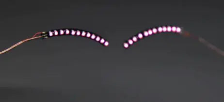 LED Light False Eyelashes