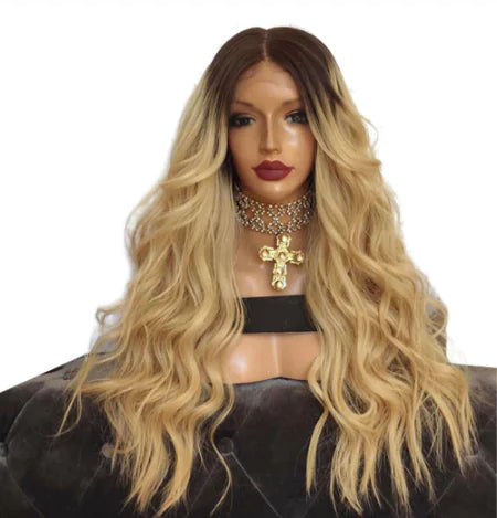 Gradient Colored Wig Cap - Curly Hair Wig